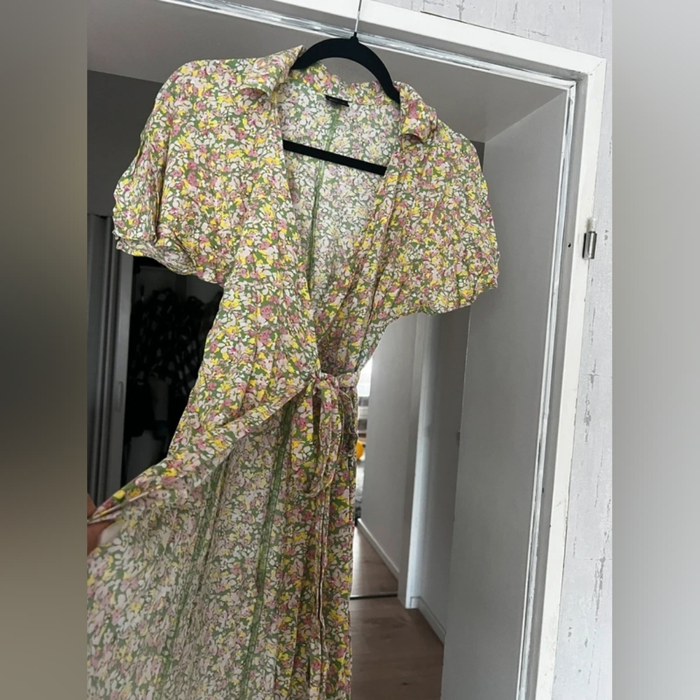 Floral Wrap Dress